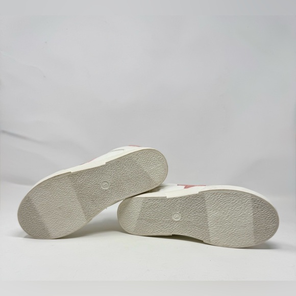 Kids' Art Class Kaitlyn Court Sneakers in white pink accents gold glitter toes - Picture 6 of 7